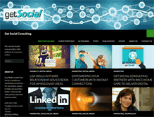Tablet Screenshot of getsocialconsulting.com